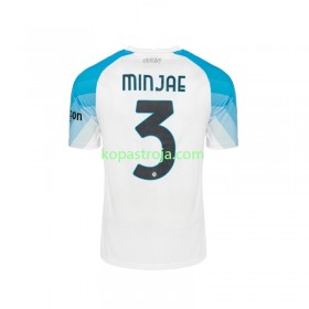 Billiga Fotbollströjor SSC Napoli Face Game Minjae 3 Hemma tröja 2022/23 Kortärmad